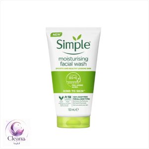 فیس واش سیمپل مدل Moisturising