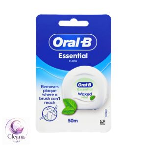 نخ دندان اورال بی مدل Essential Waxed Mint
